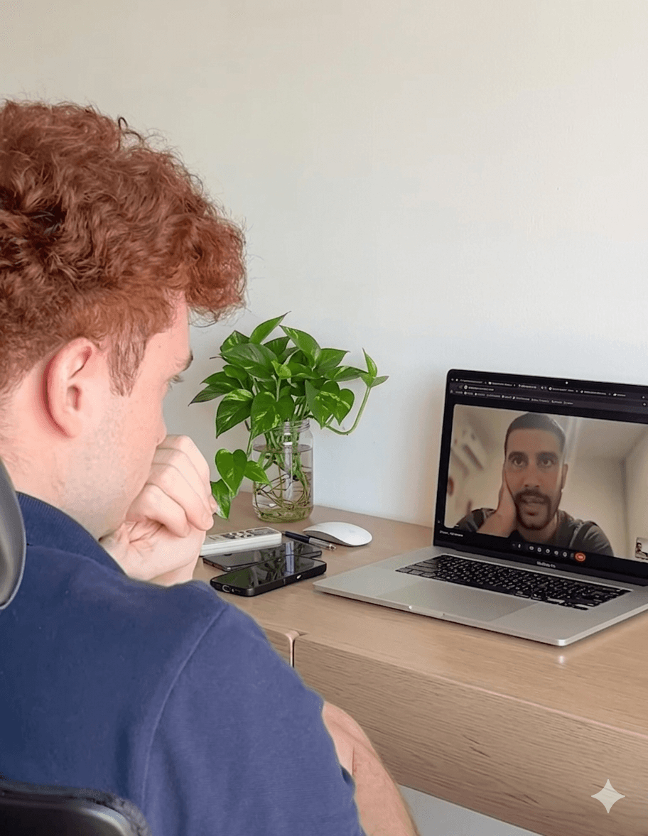 Videollamada con un creador